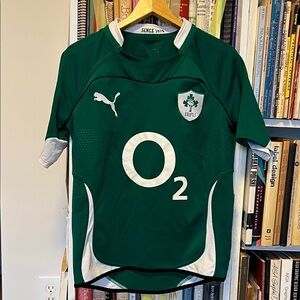 Puma Green IRFU Rugby Shirt